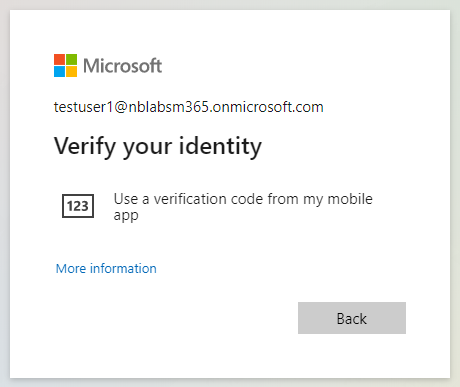 Verify through SMS